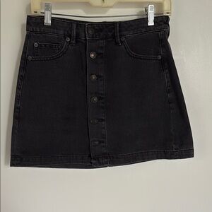 American Eagle Outfitters Black A-Line Mini Skirt